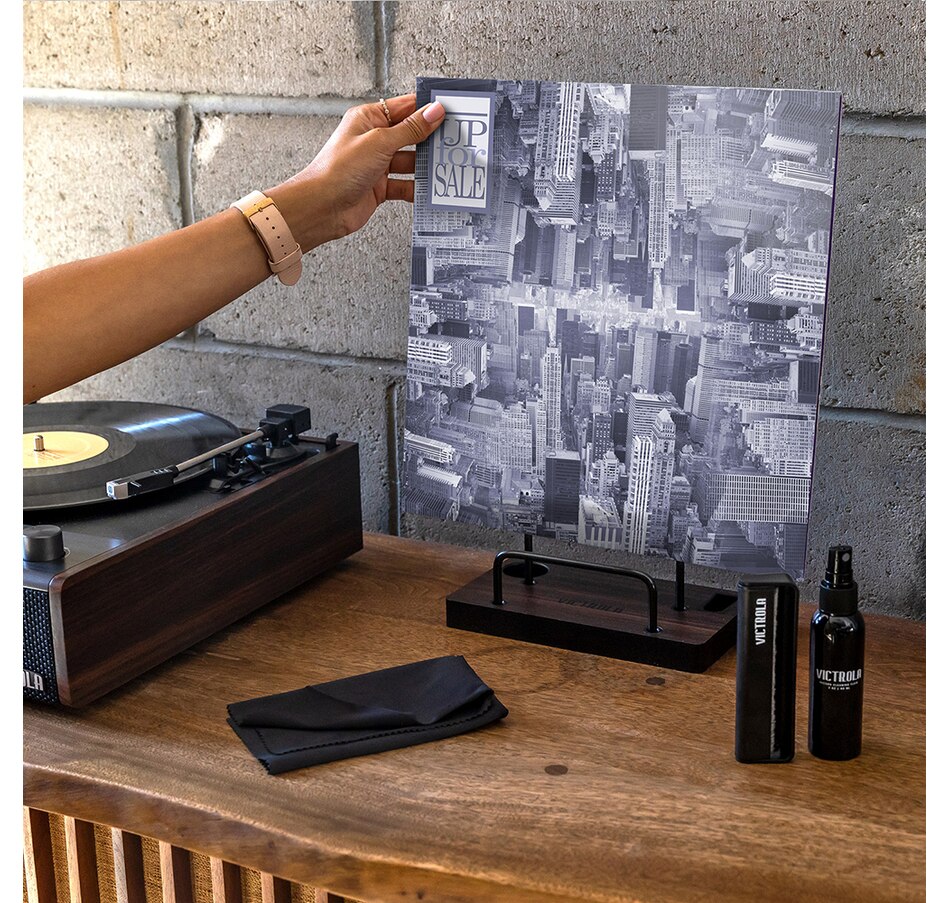 Image 739214_ALTMORE13.jpg, Product 739-214 / Price $29.99, Victrola Vinyl Record Cleaning Kit (espresso) from Victrola on TSC.ca's Electronics department