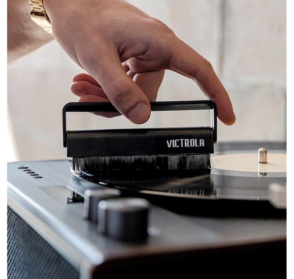 Image 739214_ALTMORE15.jpg, Product 739-214 / Price $29.99, Victrola Vinyl Record Cleaning Kit (espresso) from Victrola on TSC.ca's Electronics department