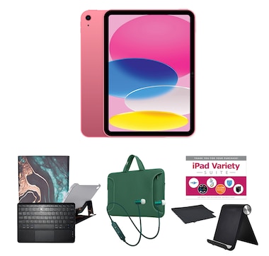 Apple iPad 10.9" 64GB or 256GB Tablet Bundle (10th-gen; 2022)