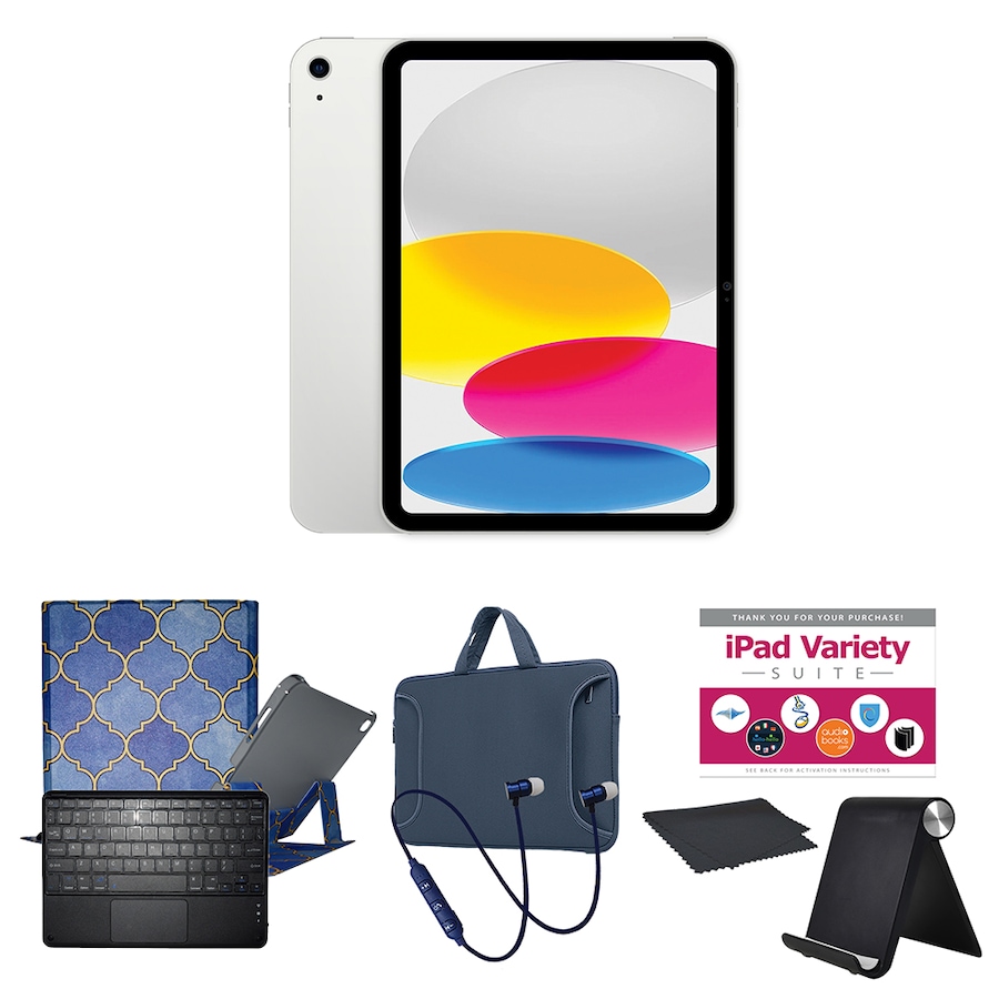 Image 739220_SBUMC.jpg, Product 739-220 / Price $1,010.99 - $1,210.94, Apple iPad 10.9" 64GB or 256GB Tablet Bundle (10th-gen; 2022) from Apple on TSC.ca's Electronics department