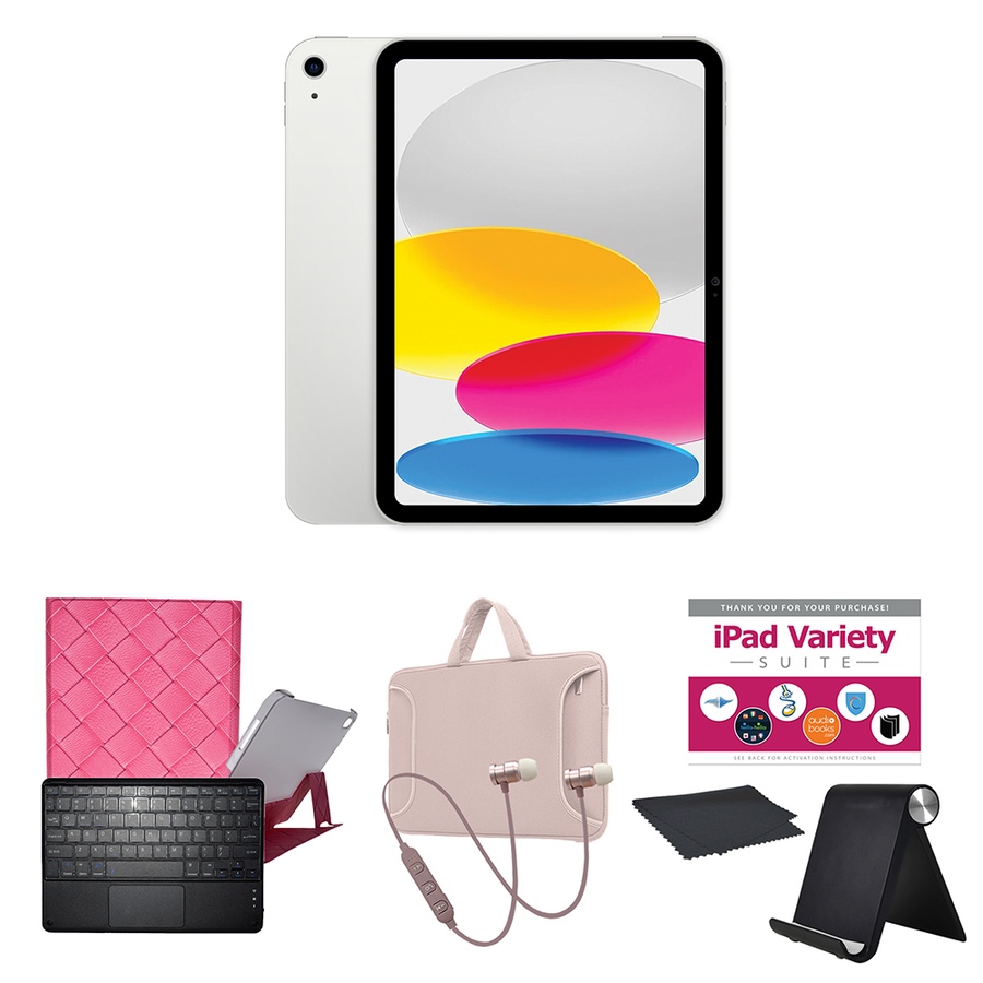 Image 739220_SIPI.jpg, Product 739-220 / Price $1,010.99 - $1,210.94, Apple iPad 10.9" 64GB or 256GB Tablet Bundle (10th-gen; 2022) from Apple on TSC.ca's Electronics department