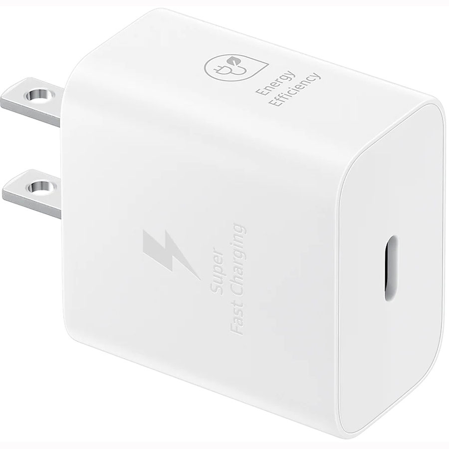 Image 739222.jpg, Product 739-222 / Price $49.99, Samsung 25W Power Adapter (with cable, white) from Samsung on TSC.ca's Electronics department