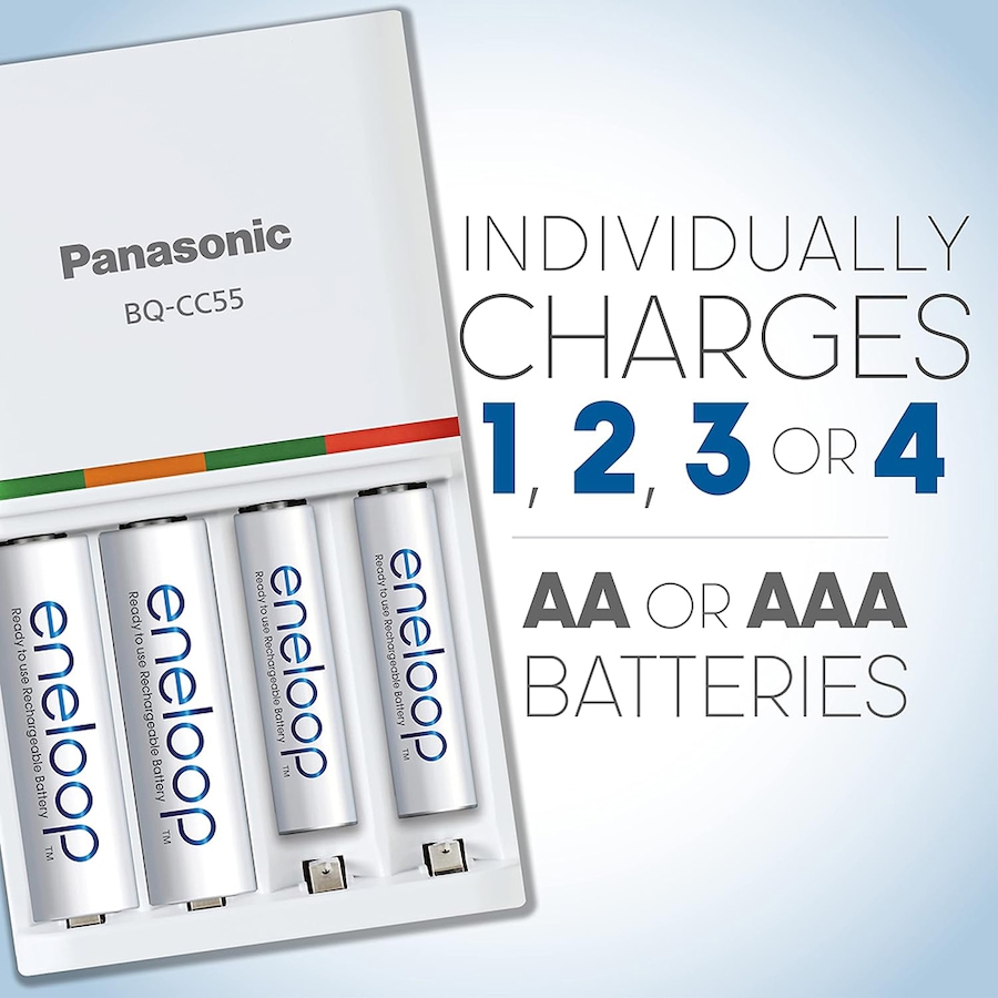 Image 739281_ALTMORE2.jpg, Product 739-281 / Price $59.99, Panasonic Eneloop Advanced Individual Battery with AAA Eneloop Rechargeable Batteries (pack of 4) from Panasonic on TSC.ca's Electronics department