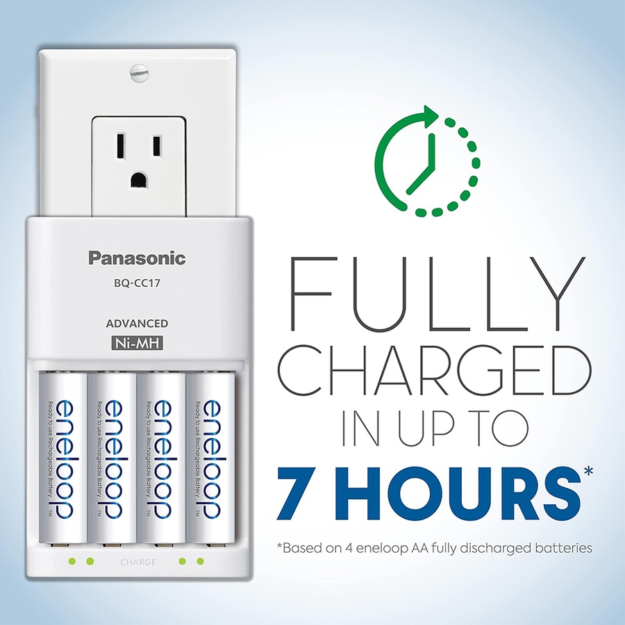 Image 739283_ALTMORE3.jpg, Product 739-283 / Price $44.99, Panasonic Eneloop Advanced Individual Cell Battery Charger with Eneloop AAA Rechargeable Batteries (pack of 4) from Panasonic on TSC.ca's Electronics department