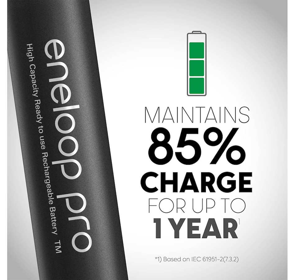 Image 739284_ALTMORE4.jpg, Product 739-284 / Price $59.99, Panasonic Eneloop Pro AAA Ni-MH Pre-Charged Rechargeable Batteries (pack of 8) from Panasonic on TSC.ca's Electronics department