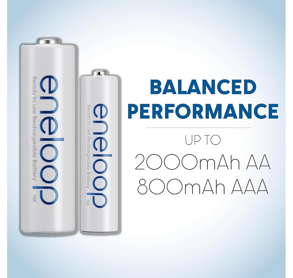 Image 739287_ALTMORE3.jpg, Product 739-287 / Price $26.99, Panasonic Eneloop AA Pre-Charged Rechargeable Batteries with 2 "D" Spacers (pack of 2) from Panasonic on TSC.ca's Electronics department