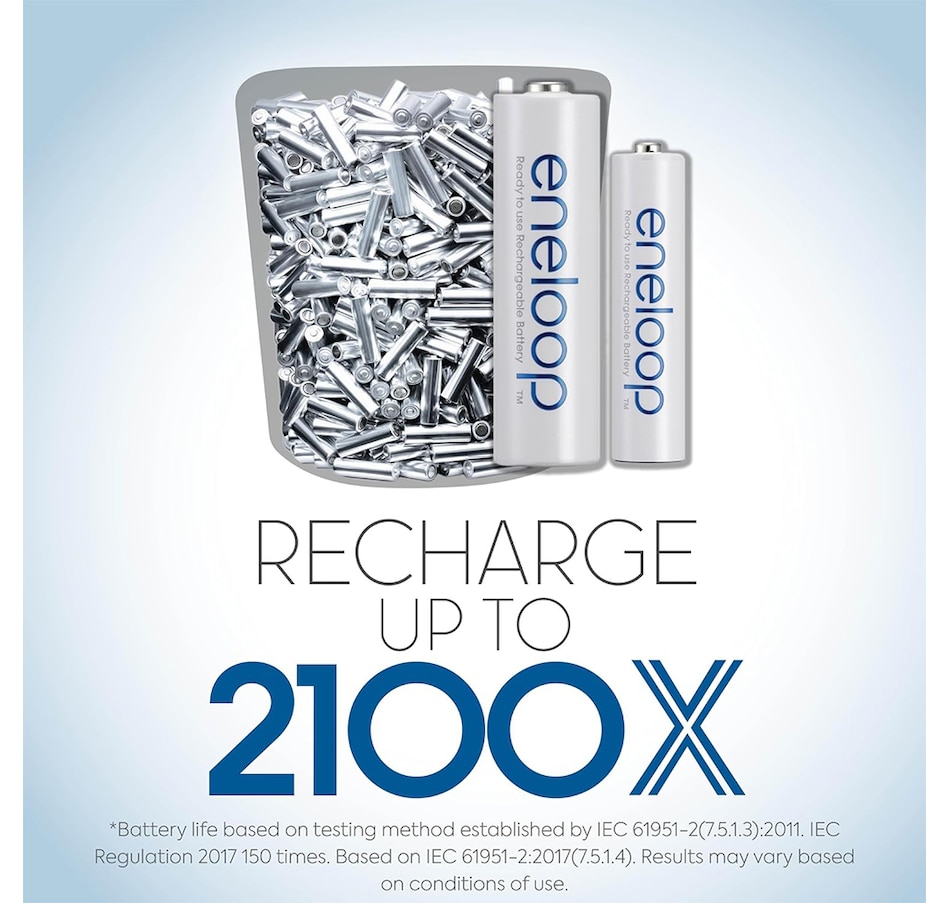 Image 739289_ALTMORE3.jpg, Product 739-289 / Price $69.99, Panasonic Eneloop AA 2100 Cycle Ni-MH Pre-Charged Rechargeable Batteries (pack of 12) from Panasonic on TSC.ca's Electronics department