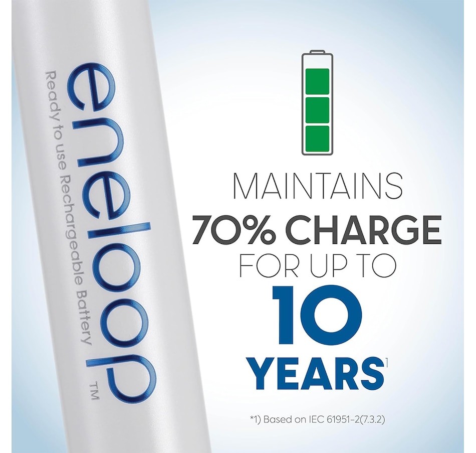 Image 739291_ALTMORE4.jpg, Product 739-291 / Price $69.99, Panasonic Eneloop AAA 2100 Cycle Ni-MH Pre-Charged Rechargeable Batteries (pack of 12) from Panasonic on TSC.ca's Electronics department