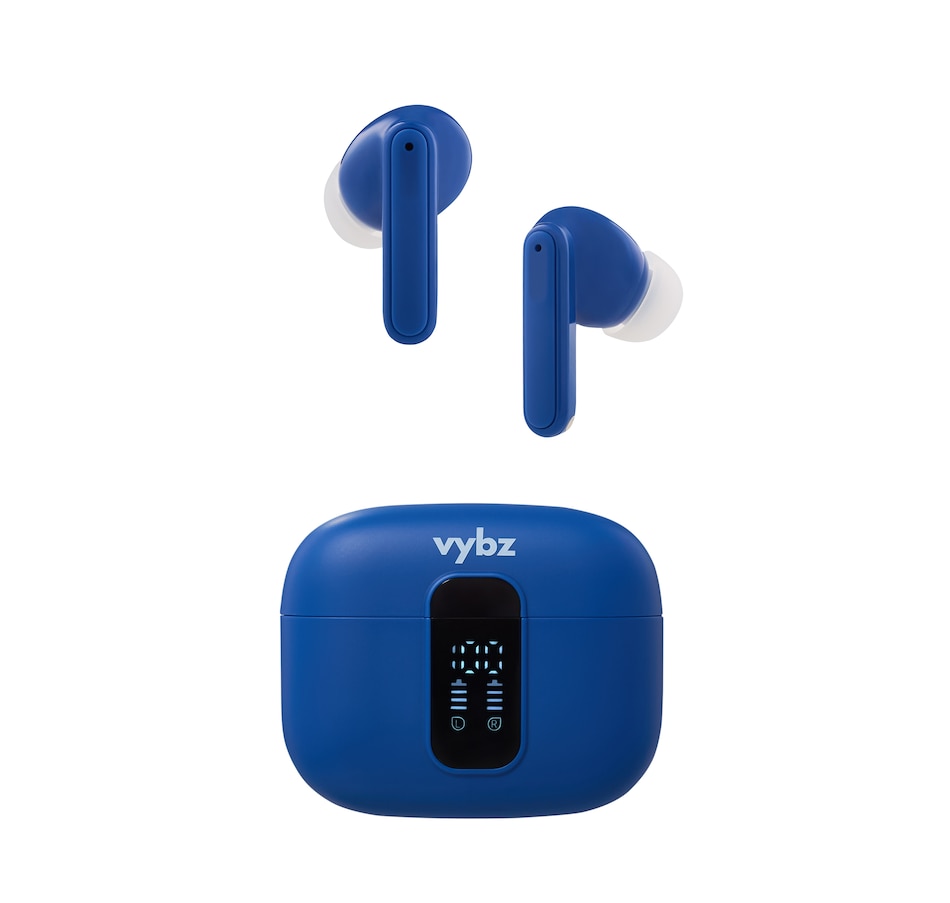 Image 739297_BLU.jpg, Product 739-297 / Price $79.99, VYBZ Pro Wireless ANC Earbuds with Clear Case from Vybz on TSC.ca's Electronics department