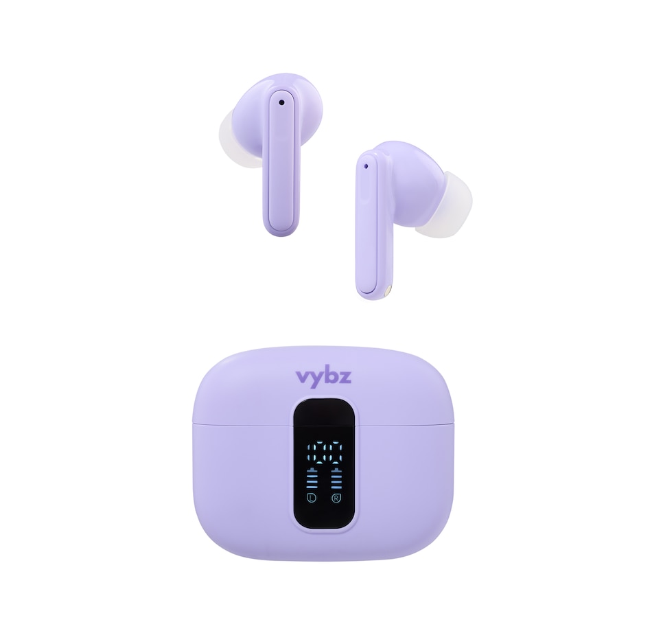 Image 739297_LAV.jpg, Product 739-297 / Price $79.99, VYBZ Pro Wireless ANC Earbuds with Clear Case from Vybz on TSC.ca's Electronics department