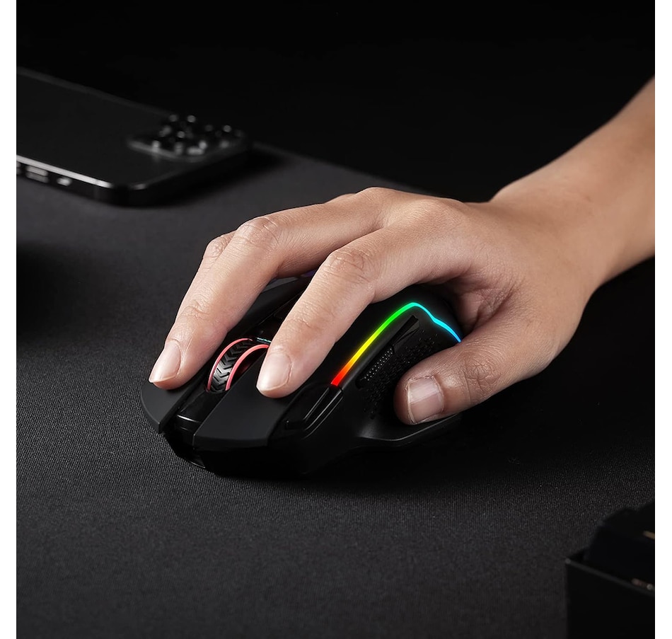 Image 739312_ALTMORE8.jpg, Product 739-312 / Price $44.99, Redragon M810 Pro Wired/Wireless Gaming Mouse (10,000 DPI, rapid fire key) from Redragon on TSC.ca's Toys & Hobbies department