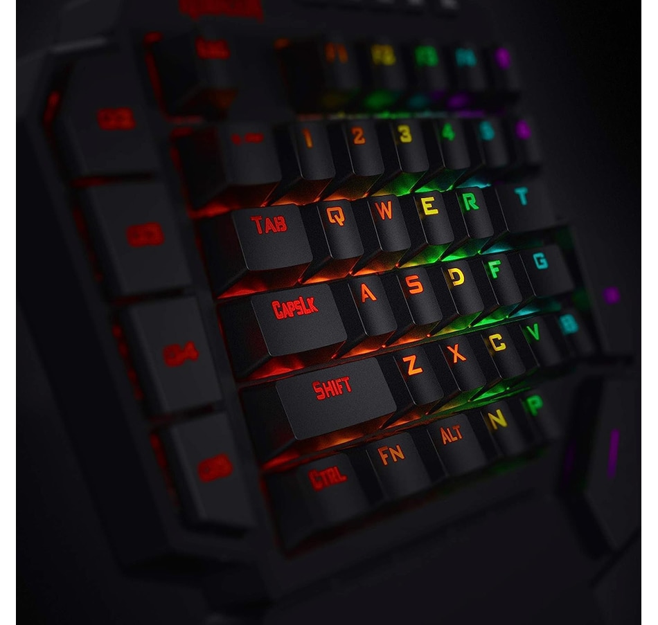 Image 739313_ALTMORE5.jpg, Product 739-313 / Price $64.99, Redragon K585 DITI One-Handed RGB Mechanical Gaming Keyboard (linear red switches) from Redragon on TSC.ca's Toys & Hobbies department