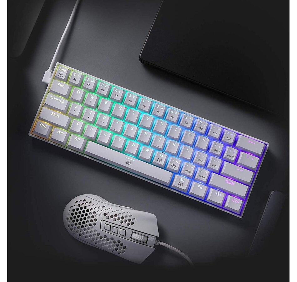 Image 739315_ALTMORE4.jpg, Product 739-315 / Price $62.99, Redragon K630 Dragonborn 60% Wired RGB Gaming Keyboard (tactile blue switches) from Redragon on TSC.ca's Toys & Hobbies department