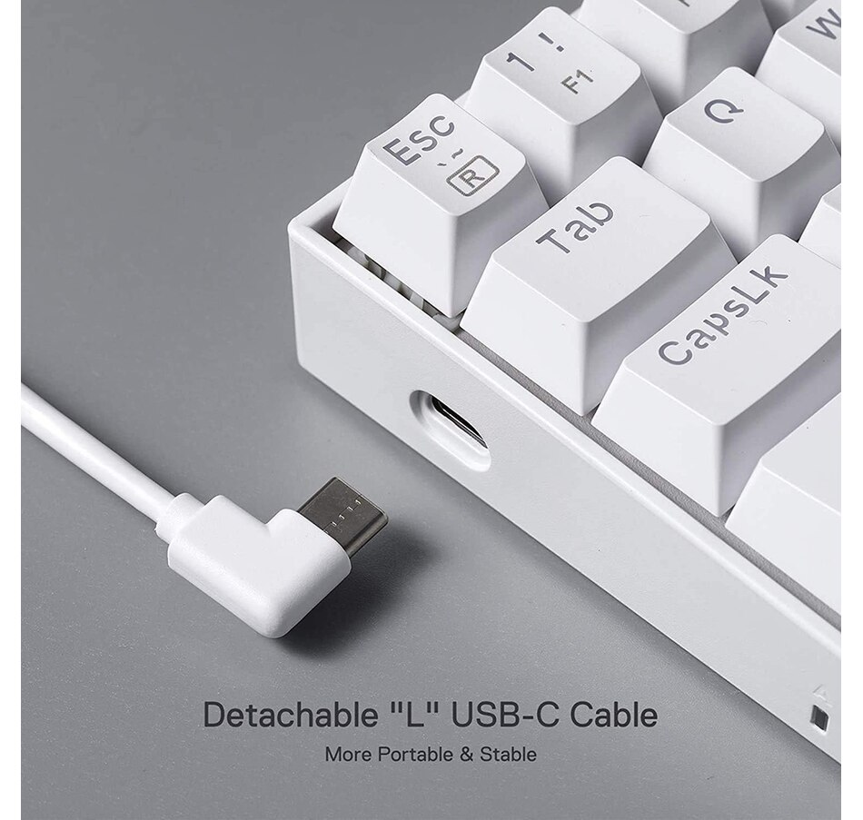 Image 739315_ALTMORE5.jpg, Product 739-315 / Price $62.99, Redragon K630 Dragonborn 60% Wired RGB Gaming Keyboard (tactile blue switches) from Redragon on TSC.ca's Toys & Hobbies department