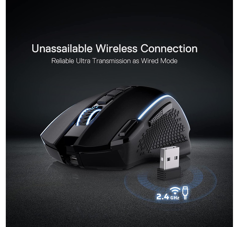 Image 739319_ALTMORE2.jpg, Product 739-319 / Price $64.99, Redragon M991 Wired/Wireless Gaming Mouse (19,000 DPI) from Redragon on TSC.ca's Toys & Hobbies department