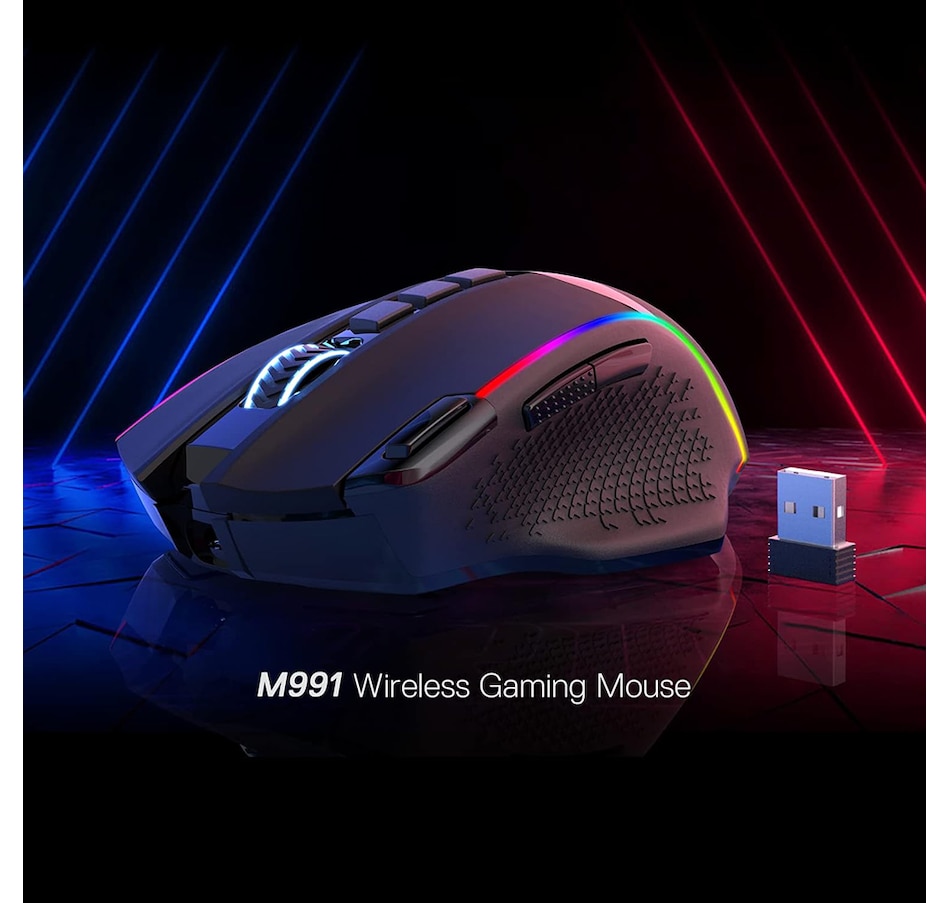 Image 739319_ALTMORE8.jpg, Product 739-319 / Price $64.99, Redragon M991 Wired/Wireless Gaming Mouse (19,000 DPI) from Redragon on TSC.ca's Toys & Hobbies department