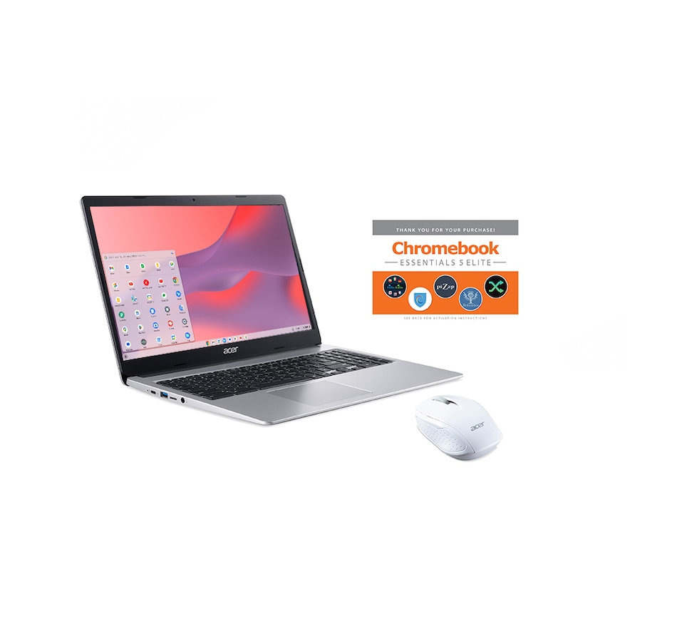 Image 739321.jpg, Product 739-321 / Price $699.99, Acer 15.6" FHD 128GB Chromebook (CB315-4H-C823) with Mouse and App Pack from Acer on TSC.ca's Electronics department