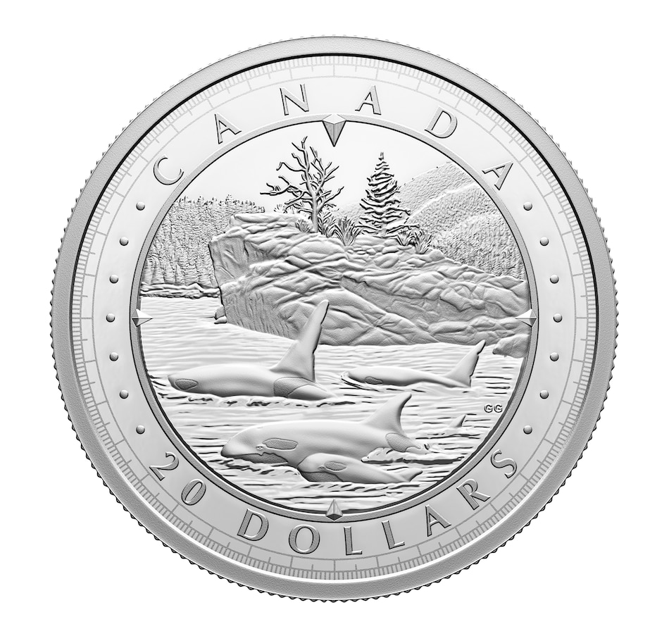 Image 739342.jpg, Product 739-342 / Price $104.95, 2024 $20 This is Canada: Wondrous Waters - Pacific Coast from Royal Canadian Mint on TSC.ca's Coins department