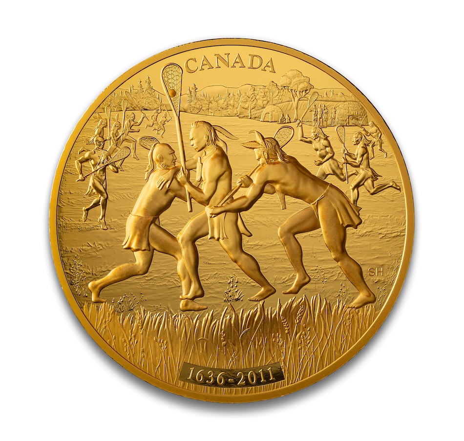 Image 739350.jpg, Product 739-350 / Price $99,995.00, 2011 $2,500 One Kilogram Gold Coin - Winter Olympics from Royal Canadian Mint (RCM) on TSC.ca's Coins department