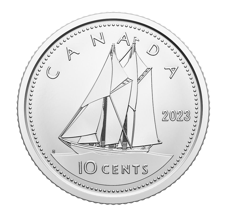 Image 739356_ALTMORE8.jpg, Product 739-356 / Price $42.95, 2023 First Coins of King Charles III Uncirculated Coin Set from Royal Canadian Mint (RCM) on TSC.ca's Coins department