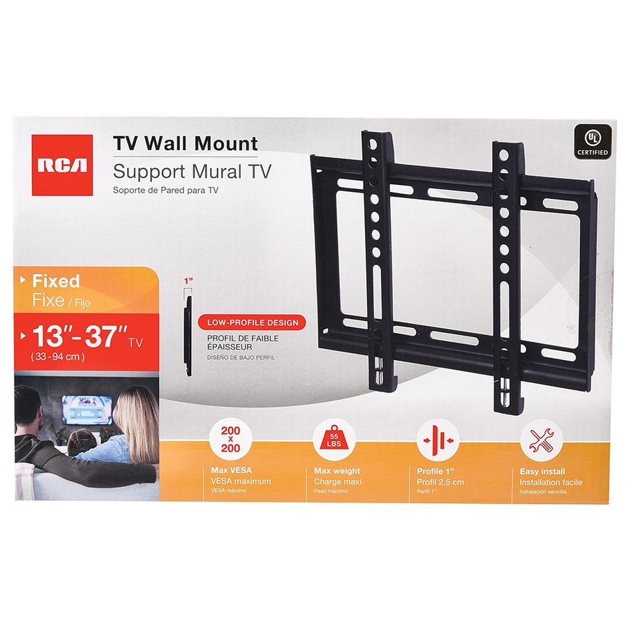 Image 739491_ALTMORE3.jpg, Product 739-491 / Price $26.99, RCA Fixed TV Wall Mount (13" to 37") from RCA on TSC.ca's Electronics department