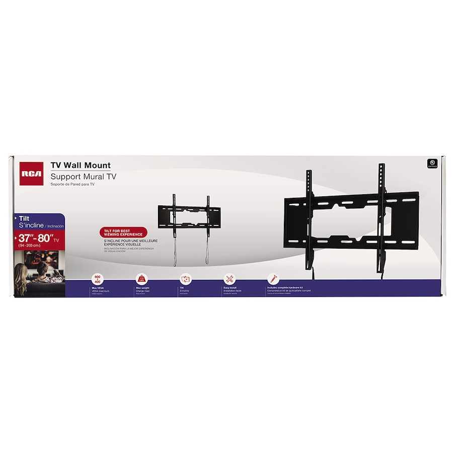 Image 739495_ALTMORE3.jpg, Product 739-495 / Price $64.99, RCA Tilt TV Wall Mount (37" to 80") from RCA on TSC.ca's Electronics department