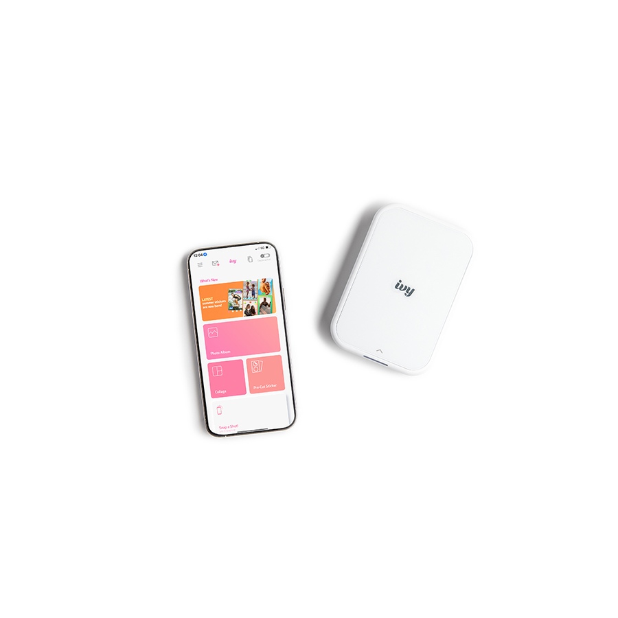 Image 739505_ALTMORE3.jpg, Product 739-505 / Price $169.99, Canon Ivy 2 Mini Photo Printer (white) from Canon on TSC.ca's Electronics department