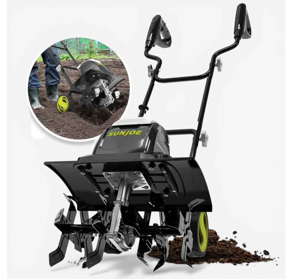 Image 739522_ALTMORE1.jpg, Product 739-522 / Price $299.99, Sun Joe 15-Amp 16" Electric Tiller/Cultivator with 6" Wheels from Snow Joe & Sun Joe on TSC.ca's Home & Garden department