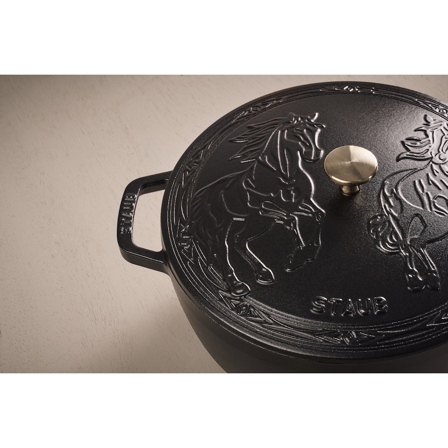 Image 739574_ALTMORE3.jpg, Product 739-574 / Price $299.99, Staub La Cocotte 4.8L Cast-Iron Round Year of the Horse French Oven from Staub on TSC.ca's Kitchen department