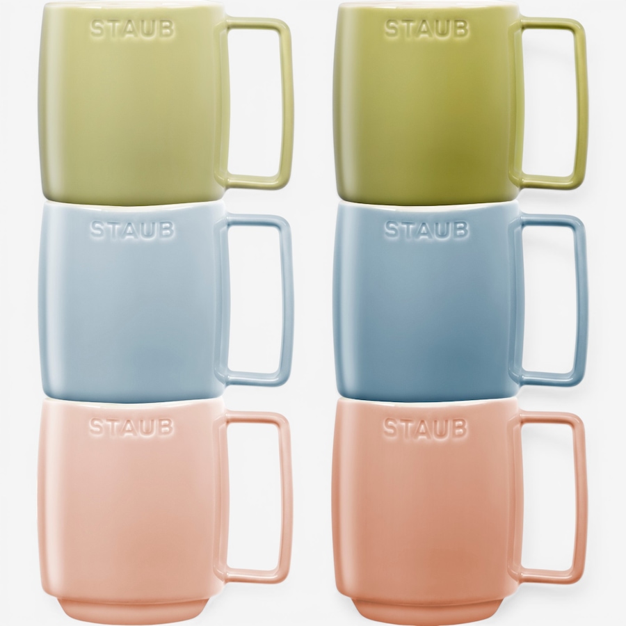 Image 739577.jpg, Product 739-577 / Price $119.99, Staub Ceramique Macaron 6-Piece Coffee Mug Set from Staub on TSC.ca's Kitchen department