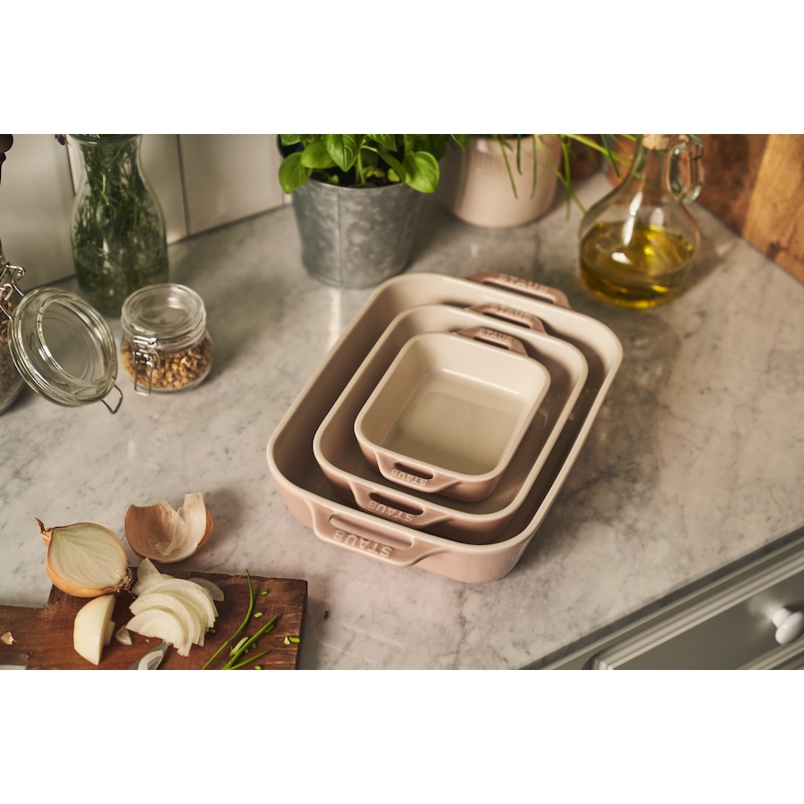 Image 739579_ALTMORE2.jpg, Product 739-579 / Price $144.99, Staub Ceramique Rectangular 3-Piece Baking Dish Set from Staub on TSC.ca's Kitchen department