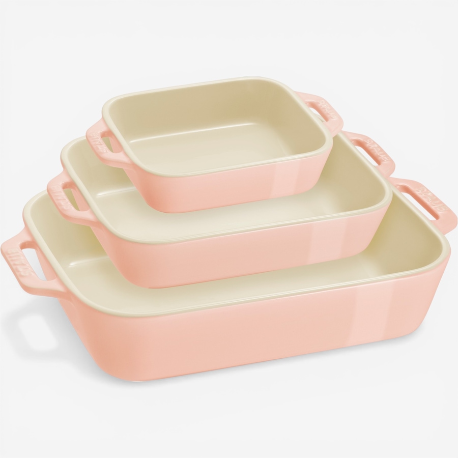Image 739579_LPK.jpg, Product 739-579 / Price $144.99, Staub Ceramique Rectangular 3-Piece Baking Dish Set from Staub on TSC.ca's Kitchen department