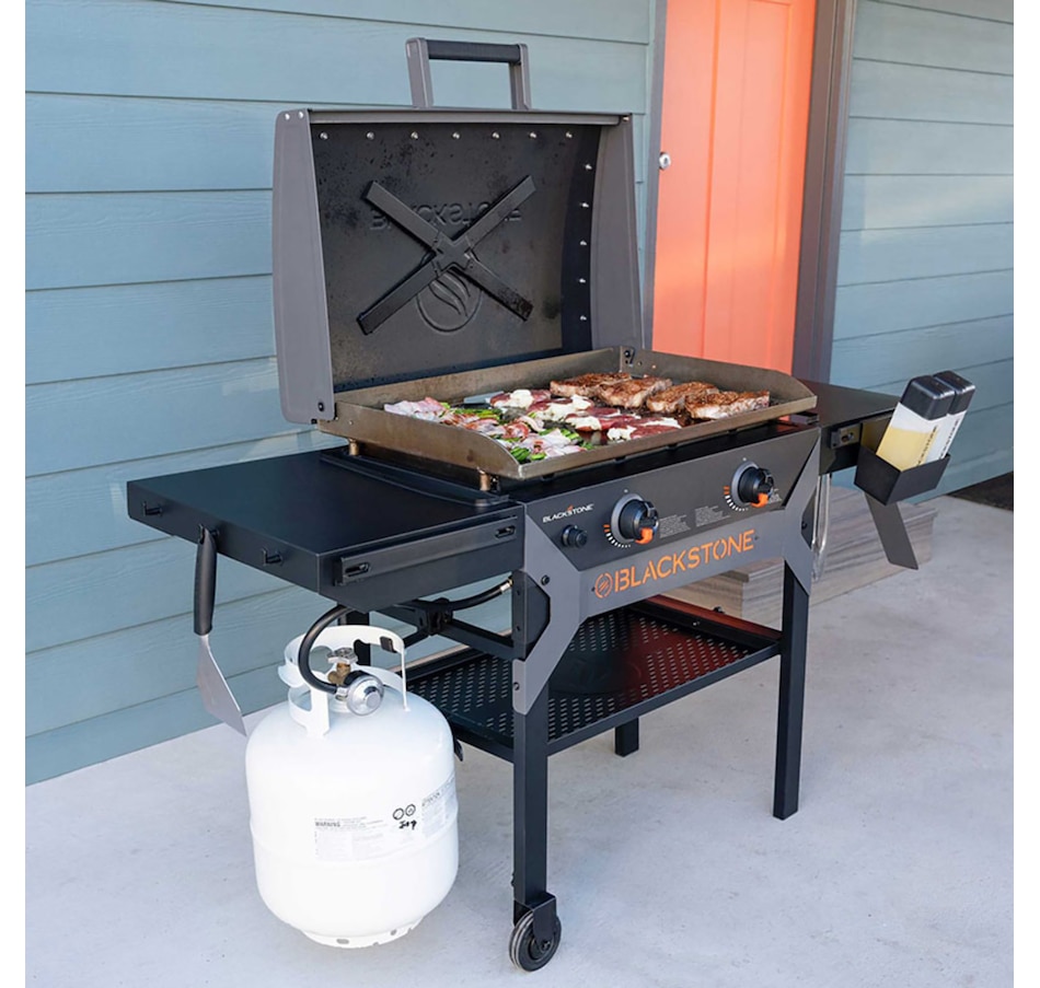 Image 739591_ALTMORE1.jpg, Product 739-591 / Price $569.99, Blackstone Iron-Forged 28" Griddle Cooking Station with Hood and Omnivore Top from Blackstone on TSC.ca's Kitchen department