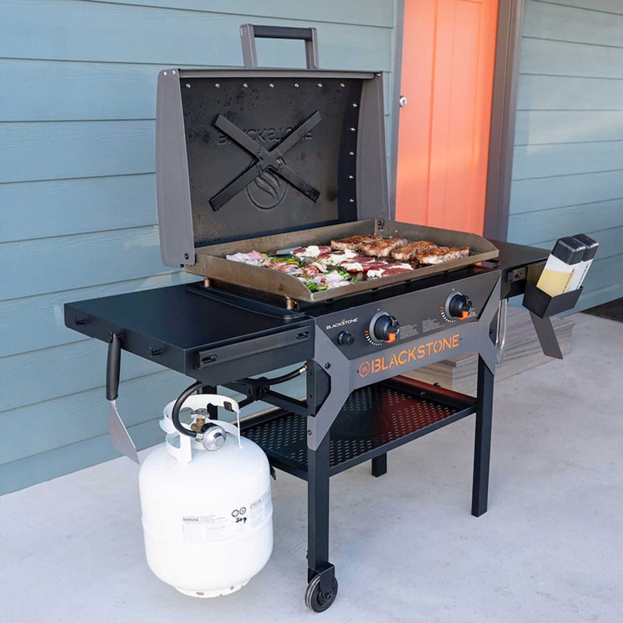 Image 739591_ALTMORE1.jpg, Product 739-591 / Price $569.99, Blackstone Iron-Forged 28" Griddle Cooking Station with Hood and Omnivore Top from Blackstone on TSC.ca's Kitchen department