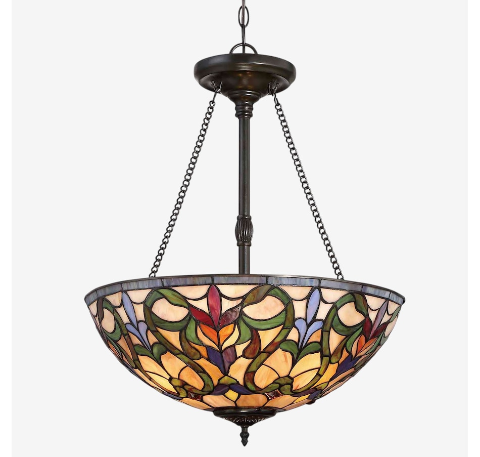 Image 739612.jpg, Product 739-612 / Price $489.99, Fine Art Lighting Tiffany Inverted Pendant Light Design Collection Valentino (H2038) from Fine Art Lighting on TSC.ca's Home & Garden department
