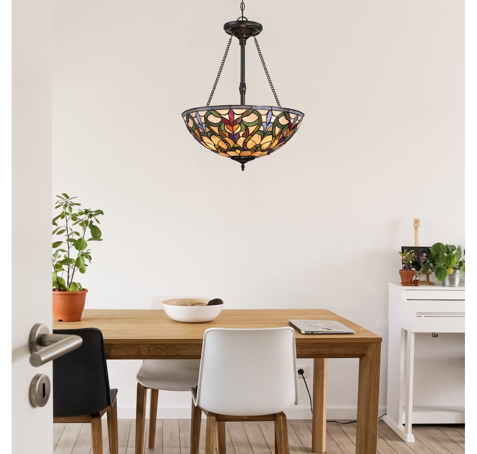Image 739612_ALTMORE2.jpg, Product 739-612 / Price $489.99, Fine Art Lighting Tiffany Inverted Pendant Light Design Collection Valentino (H2038) from Fine Art Lighting on TSC.ca's Home & Garden department