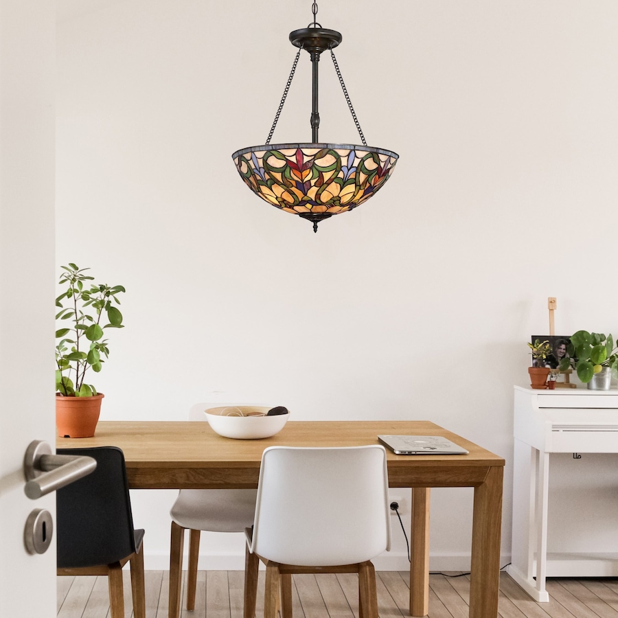 Image 739612_ALTMORE2.jpg, Product 739-612 / Price $489.99, Fine Art Lighting Tiffany Inverted Pendant Light Design Collection Valentino (H2038) from Fine Art Lighting on TSC.ca's Home & Garden department