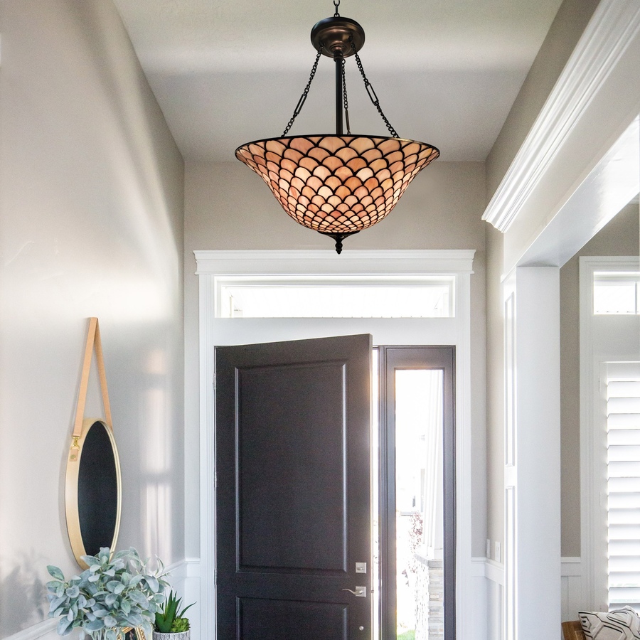Image 739613_ALTMORE5.jpg, Product 739-613 / Price $539.99, Fine Art Lighting Tiffany Stained Glass Hanging Lamp in Vintage Bronze (H2016) from Fine Art Lighting on TSC.ca's Home & Garden department