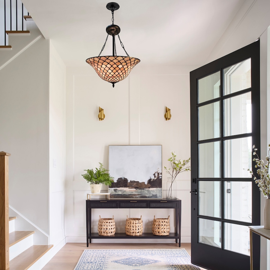 Image 739613_ALTMORE6.jpg, Product 739-613 / Price $539.99, Fine Art Lighting Tiffany Stained Glass Hanging Lamp in Vintage Bronze (H2016) from Fine Art Lighting on TSC.ca's Home & Garden department