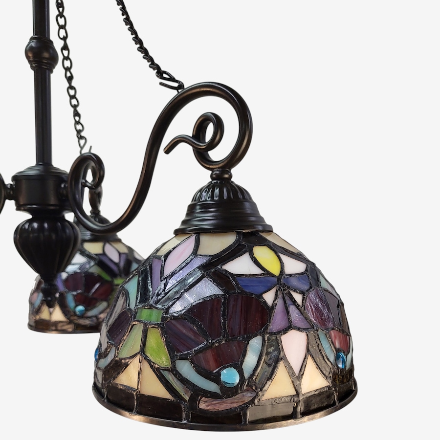 Image 739614_ALTMORE4.jpg, Product 739-614 / Price $599.99, Fine Art Lighting Tiffany Stained Glass 3-Light Glass Chandelier (H2556) from Fine Art Lighting on TSC.ca's Home & Garden department