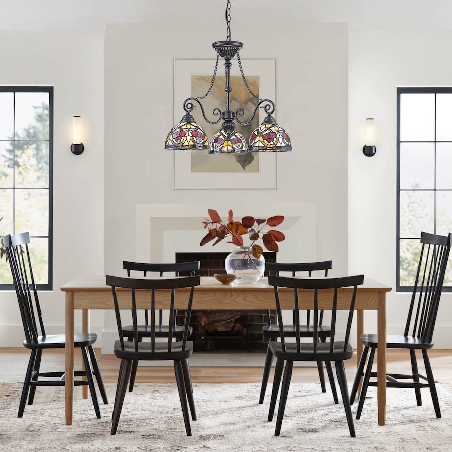 Image 739614_ALTMORE6.jpg, Product 739-614 / Price $599.99, Fine Art Lighting Tiffany Stained Glass 3-Light Glass Chandelier (H2556) from Fine Art Lighting on TSC.ca's Home & Garden department