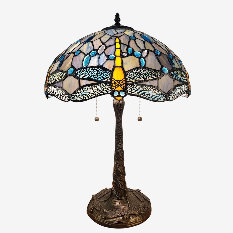 Image 739615.jpg, Product 739-615 / Price $489.99, Fine Art Lighting Tiffany-Style Dragonfly Table Lamp Blue (T1694N) from Fine Art Lighting on TSC.ca's Home & Garden department