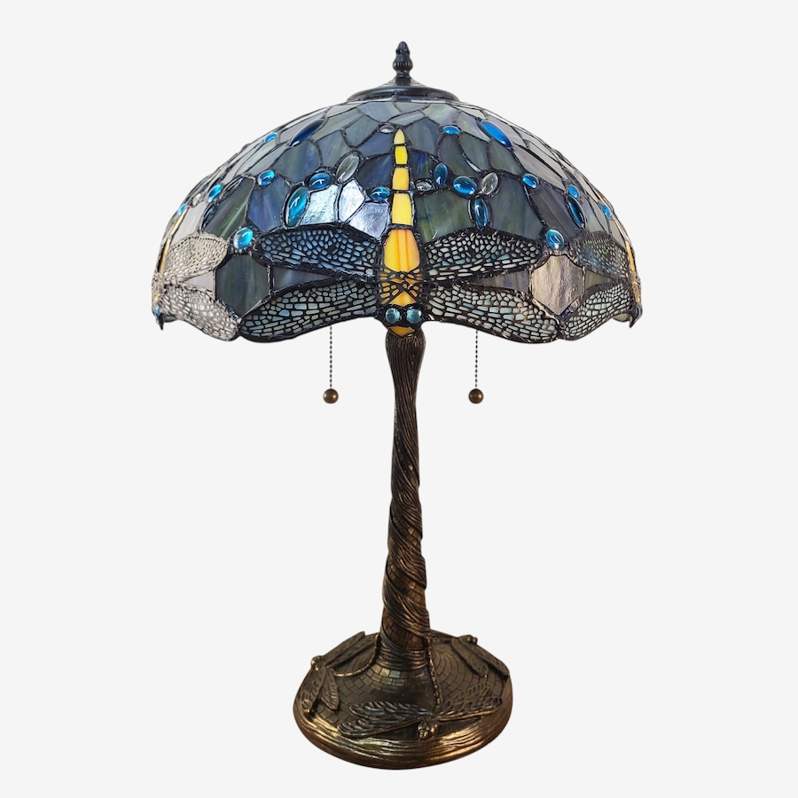 Image 739615_ALTMORE2.jpg, Product 739-615 / Price $489.99, Fine Art Lighting Tiffany-Style Dragonfly Table Lamp Blue (T1694N) from Fine Art Lighting on TSC.ca's Home & Garden department
