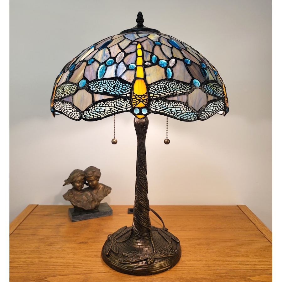 Image 739615_ALTMORE3.jpg, Product 739-615 / Price $489.99, Fine Art Lighting Tiffany-Style Dragonfly Table Lamp Blue (T1694N) from Fine Art Lighting on TSC.ca's Home & Garden department