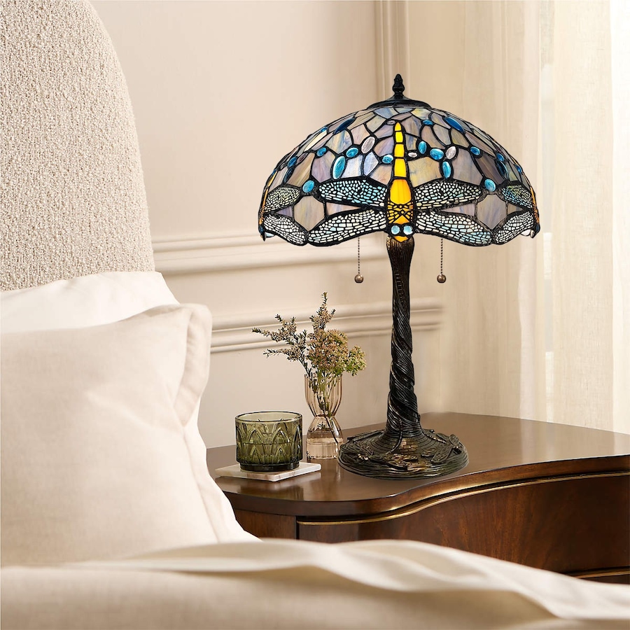 Image 739615_ALTMORE4.jpg, Product 739-615 / Price $489.99, Fine Art Lighting Tiffany-Style Dragonfly Table Lamp Blue (T1694N) from Fine Art Lighting on TSC.ca's Home & Garden department