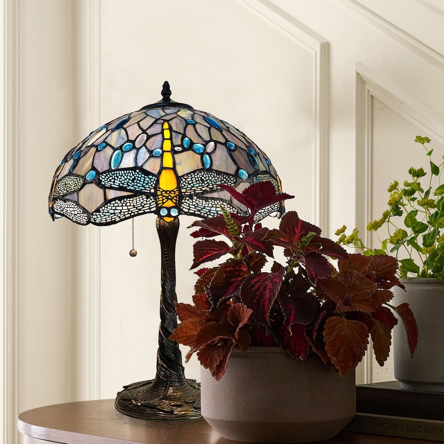 Image 739615_ALTMORE5.jpg, Product 739-615 / Price $489.99, Fine Art Lighting Tiffany-Style Dragonfly Table Lamp Blue (T1694N) from Fine Art Lighting on TSC.ca's Home & Garden department
