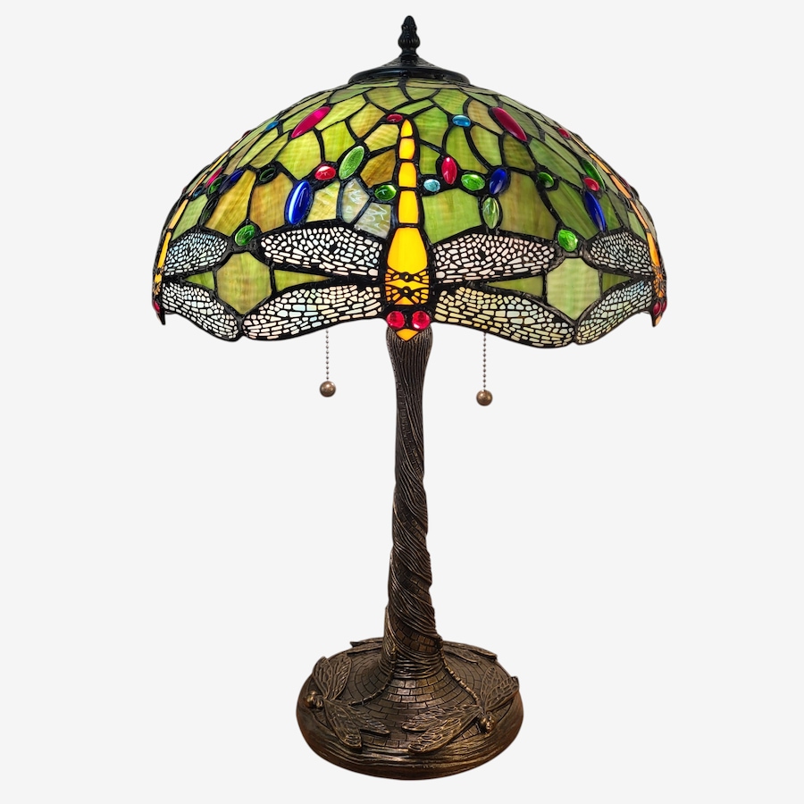Image 739616.jpg, Product 739-616 / Price $489.99, Fine Art Lighting Tiffany-Style Dragonfly Table Lamp Green (T1695N) from Fine Art Lighting on TSC.ca's Home & Garden department