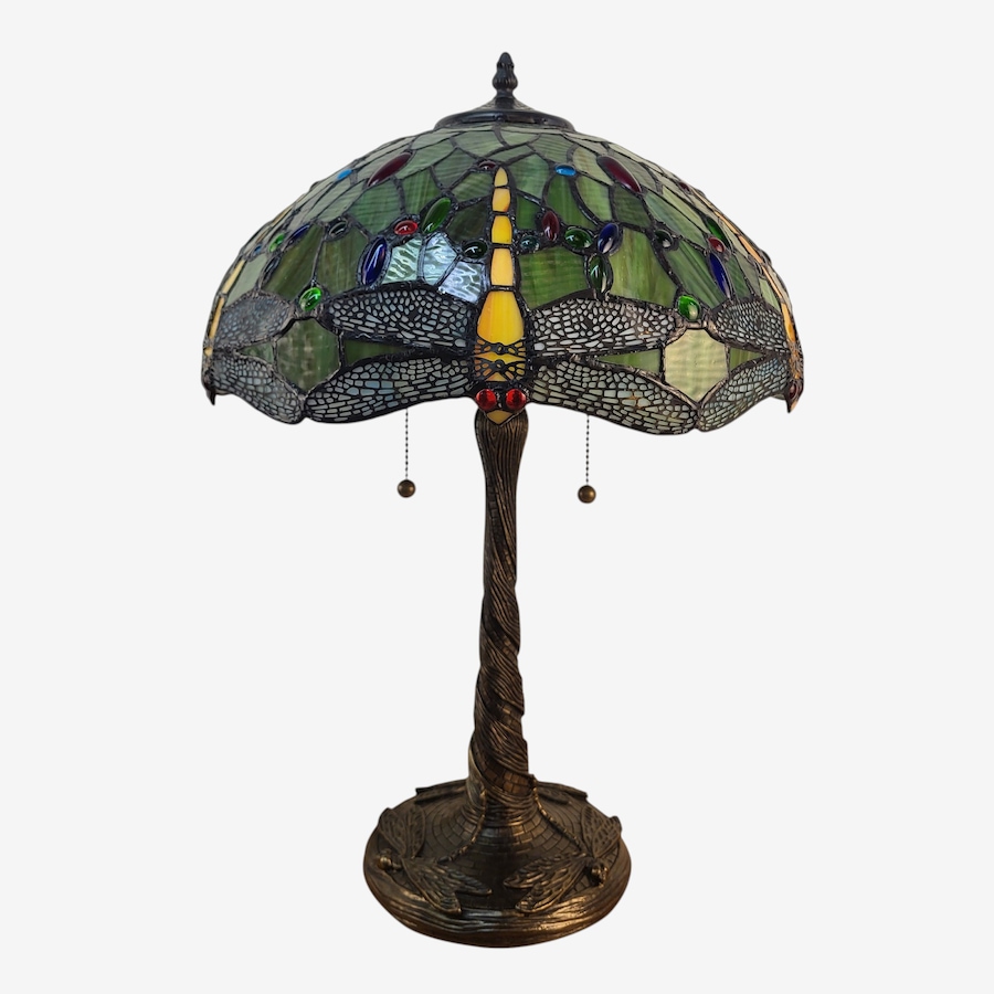 Image 739616_ALTMORE2.jpg, Product 739-616 / Price $489.99, Fine Art Lighting Tiffany-Style Dragonfly Table Lamp Green (T1695N) from Fine Art Lighting on TSC.ca's Home & Garden department