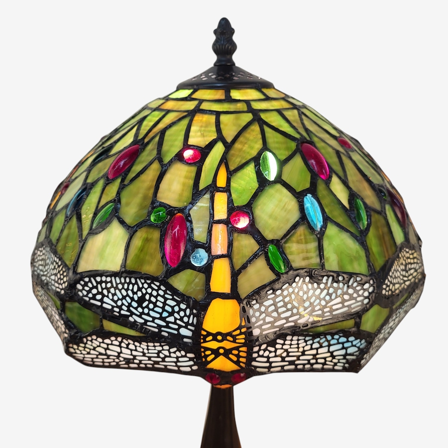 Image 739617_ALTMORE1.jpg, Product 739-617 / Price $299.99, Fine Art Lighting Tiffany-Style Dragonfly Green Stained-Glass Table Lamp (T1295) from Fine Art Lighting on TSC.ca's Home & Garden department