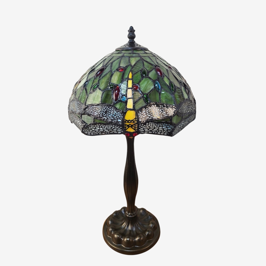 Image 739617_ALTMORE3.jpg, Product 739-617 / Price $299.99, Fine Art Lighting Tiffany-Style Dragonfly Green Stained-Glass Table Lamp (T1295) from Fine Art Lighting on TSC.ca's Home & Garden department